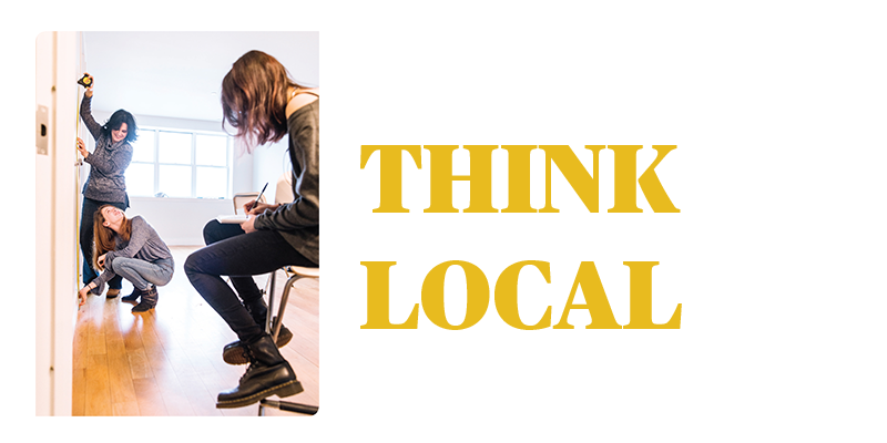 Think local